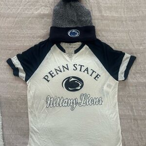 Colosseum Women’s Penn State Tee (small) & Winter Hat